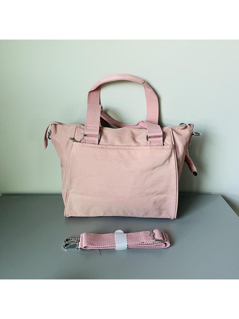 Kipling Amiel Medium Handbag Shoulder Bag in Bridal Pink NWT - Picture 3 of 4